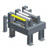Anbauadapter mit hydr. Heberolle Ladeseite