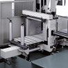 Materialvorschub mit Kugelumlaufspindel und Servoantrieb