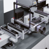 Der Materialvorschub mit Servomotor und Kugelumlaufspindel garantiert höchste Schnittpräzision