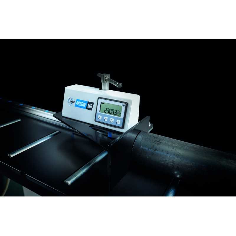 Messanschlag ARROW MB, Länge 3000 mm, manueller Messanschlag mit batteriebetriebener LCD Anzeige