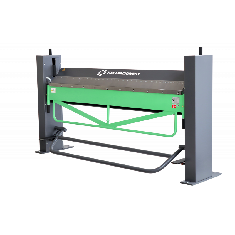 HM HS-7 S - Schwenkbiegemaschine mit segmentierter Oberwange und Klemmung über Fußpedal