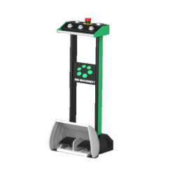 Konsole mit Fußpedal zur Fernbedienung