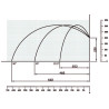 Schnittdiagramm der Wolff Top 800 Aluminiumkreissäge