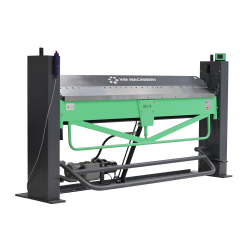 semi automatische Schwenkbiegemaschine HS 7 S Ergo mit hydraulische betätigter Biegewange und digitaler Winkelanzeige