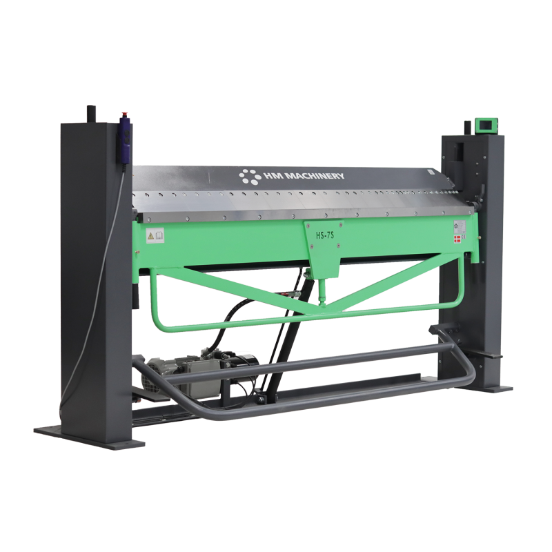 semi automatische Schwenkbiegemaschine HS 7 S Ergo mit hydraulische betätigter Biegewange und digitaler Winkelanzeige