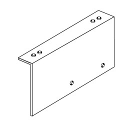 Anbauadapter für Rollenbahn zu PH 261-1 Anbauseite links